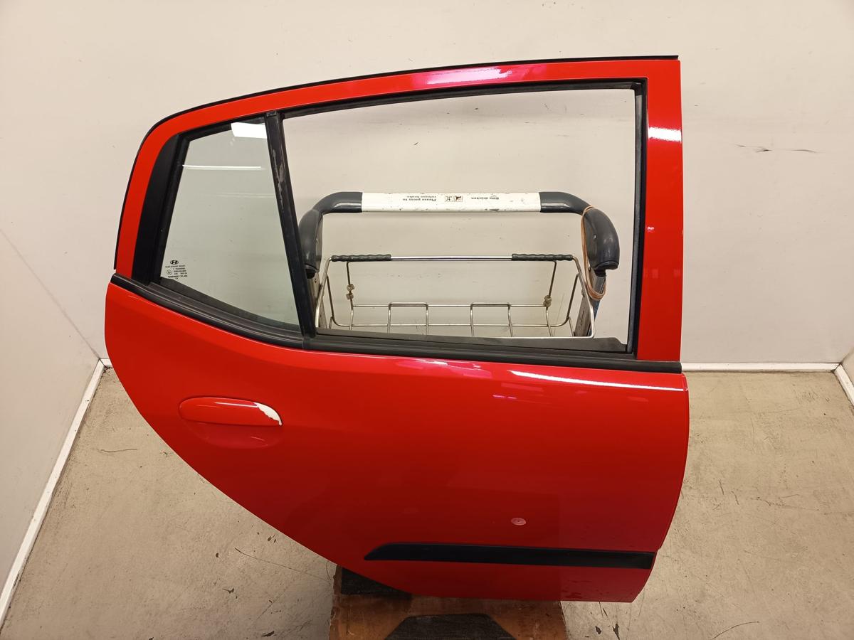Hyundai i10 PA original T&uuml;r hinten rechts Fond H4 Electric red Bj 2009