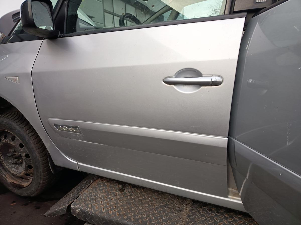 Renault Espace IV 4 orig Tür vorn links TED 69 Silber Bj 2010