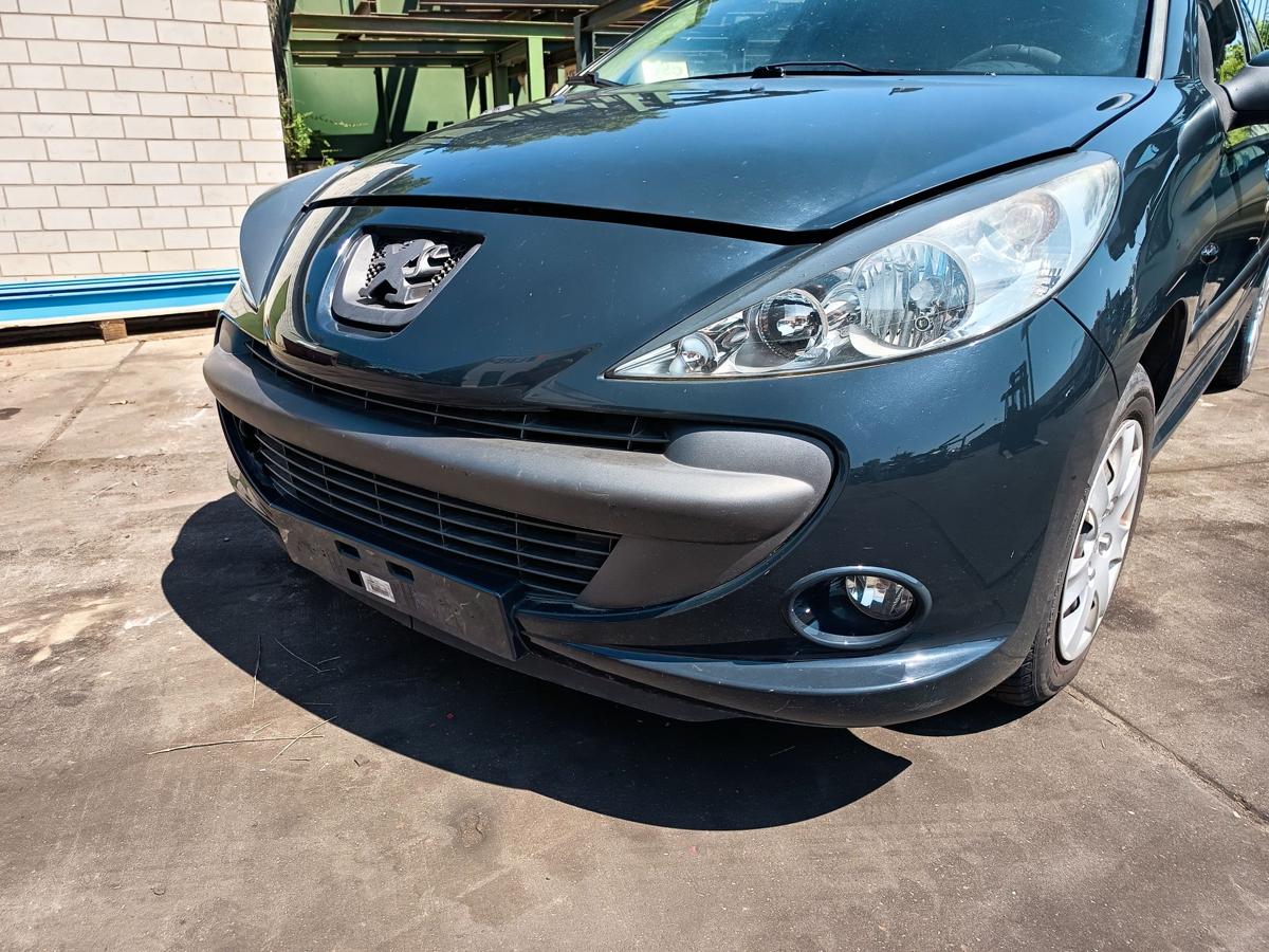 Peugeot 206+ orig Stoßstange vorn NSW Stoßfänger KTG Grau Hurricane Bj 2009