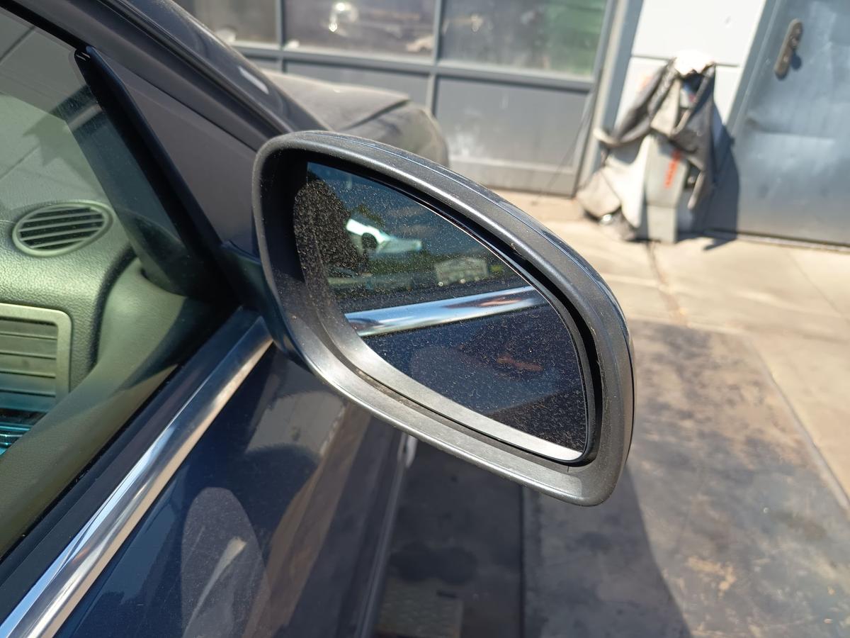 Opel Signum orig Au&szlig;enspiegel rechts elektrisch klappbar Z168 Metro Blau Bj 07