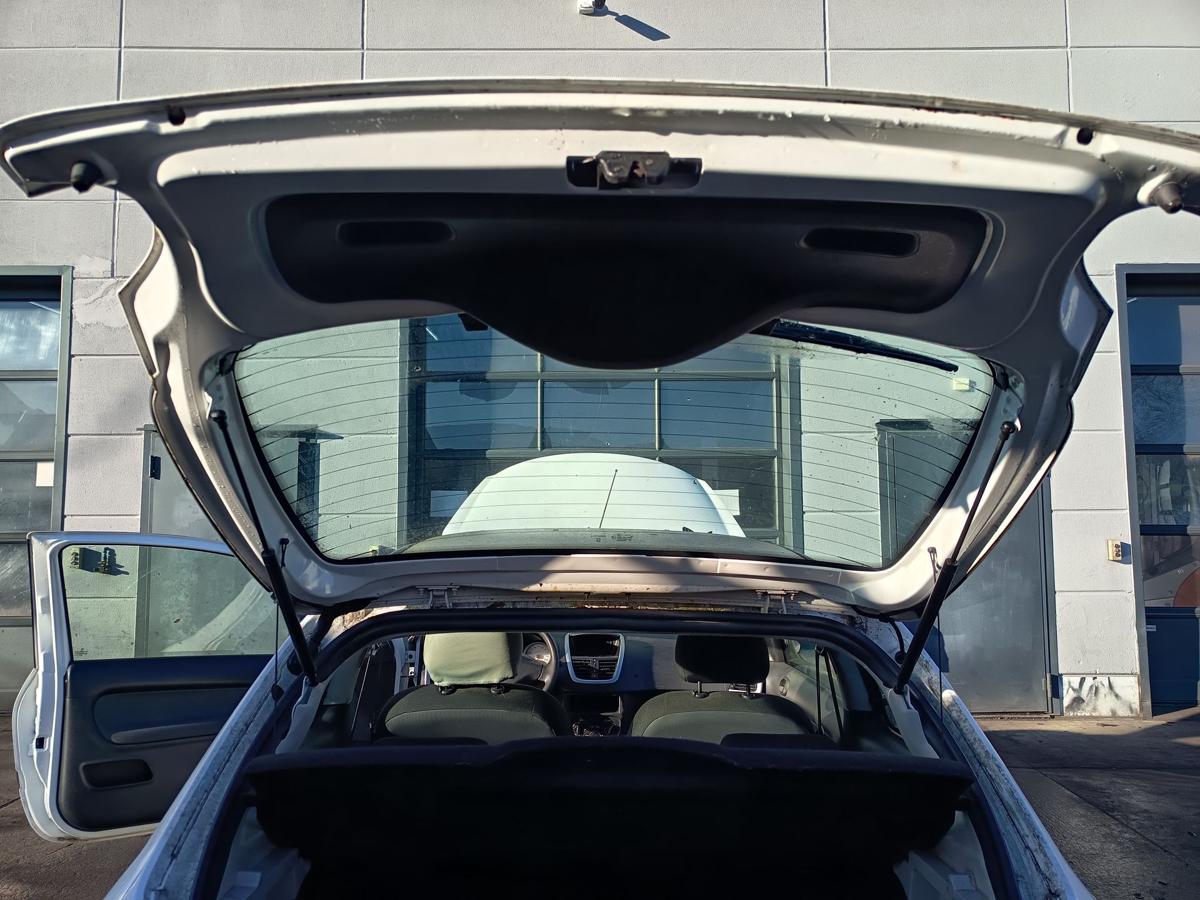 Peugeot 206+ original Heckklappe mit Scheibe EWP Polarwei&szlig; Bj 2012