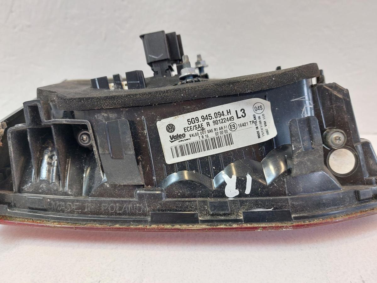 VW Golf 7 VII 5G AU Variant Rückleuchte hinten rechts Innenteil Heckklappe LED