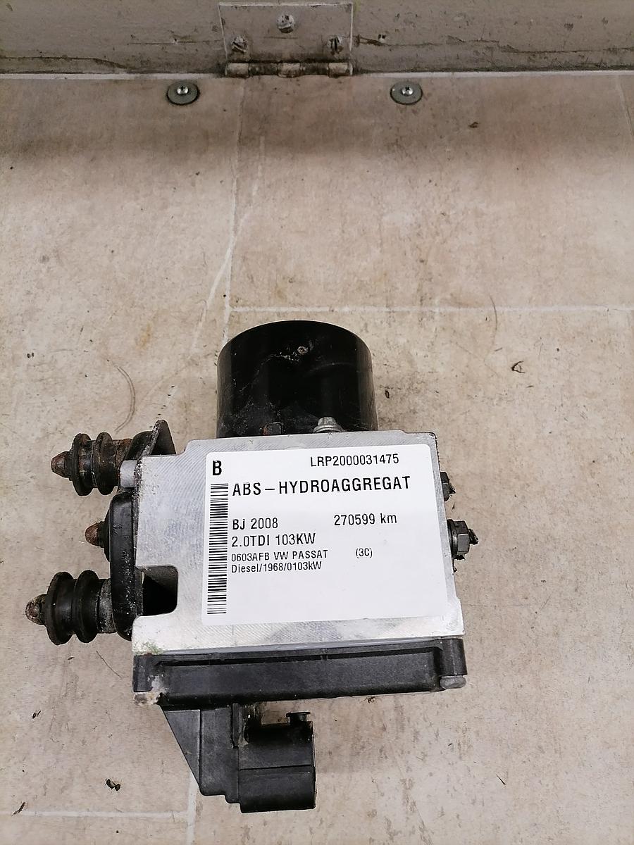 VW Passat 3C BJ08 ABS Block Hydroaggregat 3C0614109C TRW