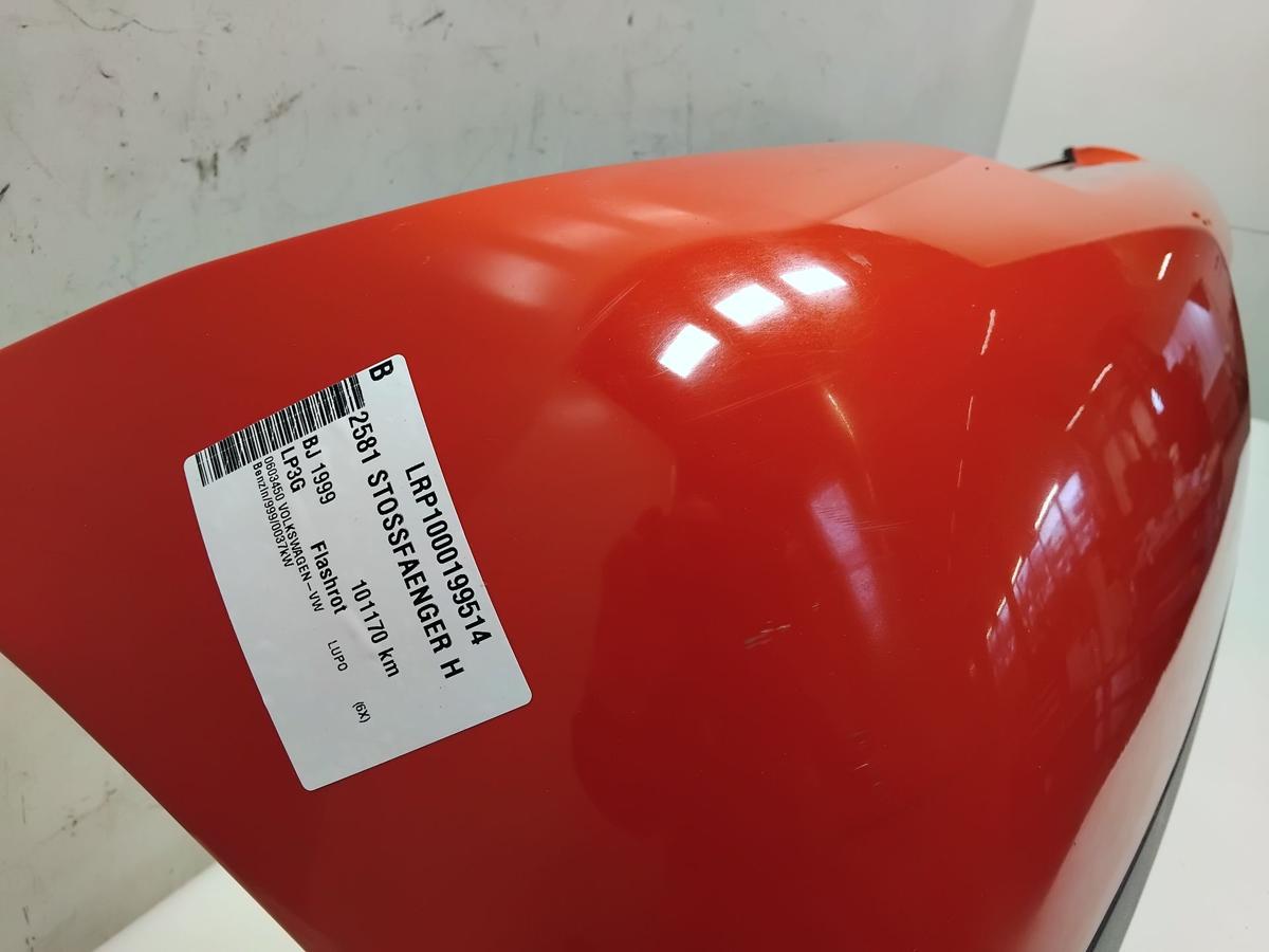 VW Lupo 6X original Sto&szlig;f&auml;nger Sto&szlig;stange hinten LP3G Flashrot BJ1999