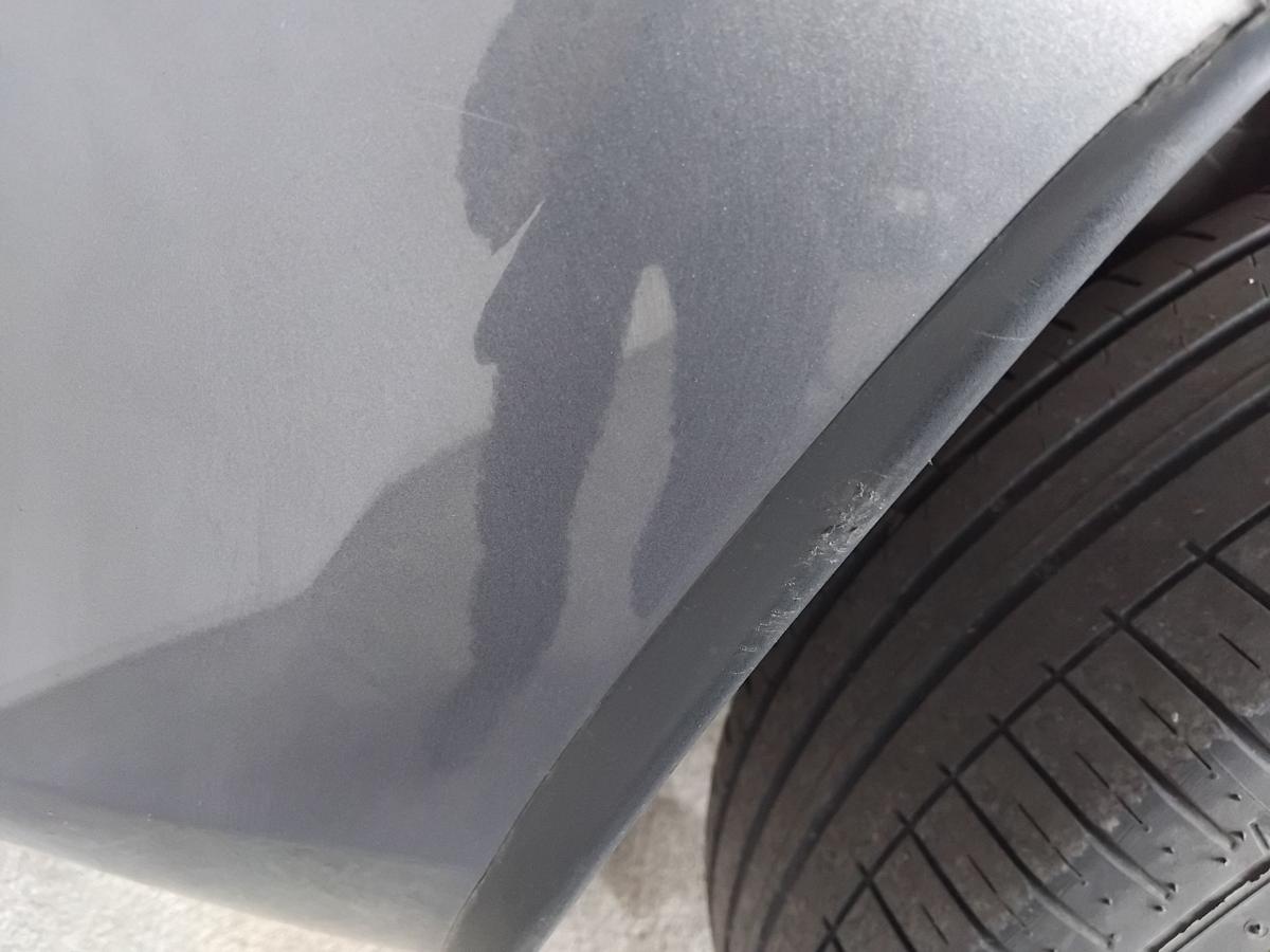 Mazda CX-7 ER original Stossf&auml;nger Sto&szlig;stange hinten graumetallic BJ2008