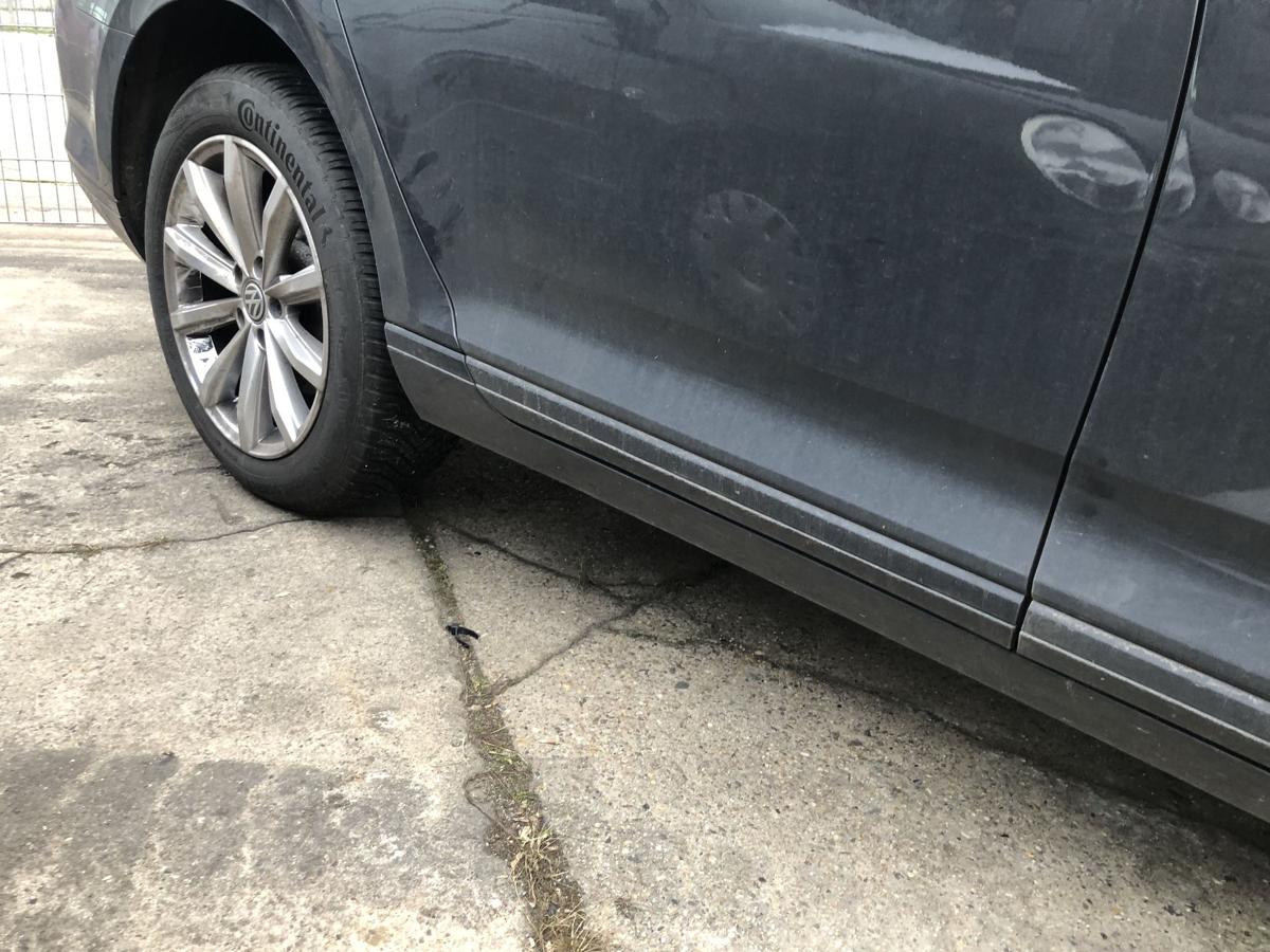 VW Passat 3G B8 Limo Tür hinten rechts Fondtür Rohbau LI7F Uranograu
