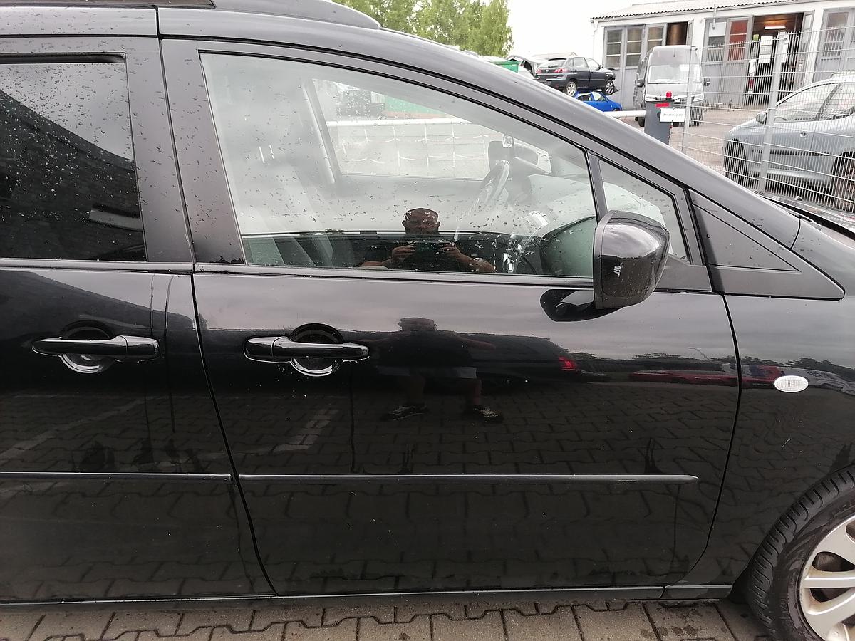 Mazda 5 Rohtür vorn rechts Beifahrertür A3F Brilliant Black BJ05-08