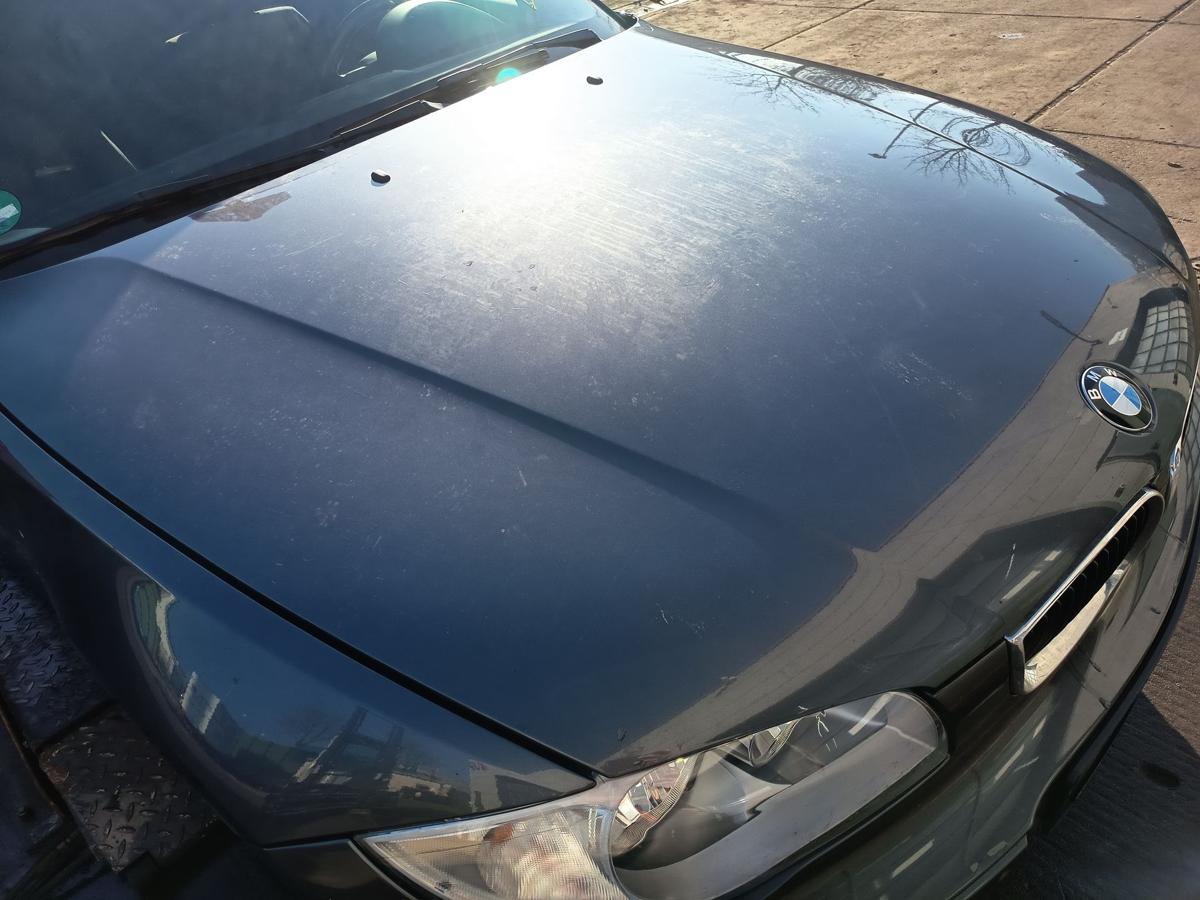 BMW E87 orig Motorhaube Deckel Klappe vorn Front A22 Sparkling graphite Bj 2005