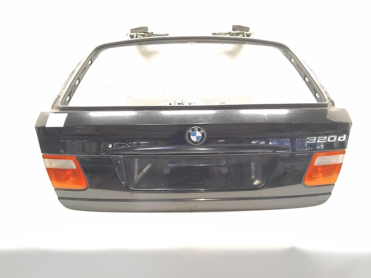 BMW E46 3er Touring Heckklappe schwarz II 668 Kombi ohne Scheibe BJ2003