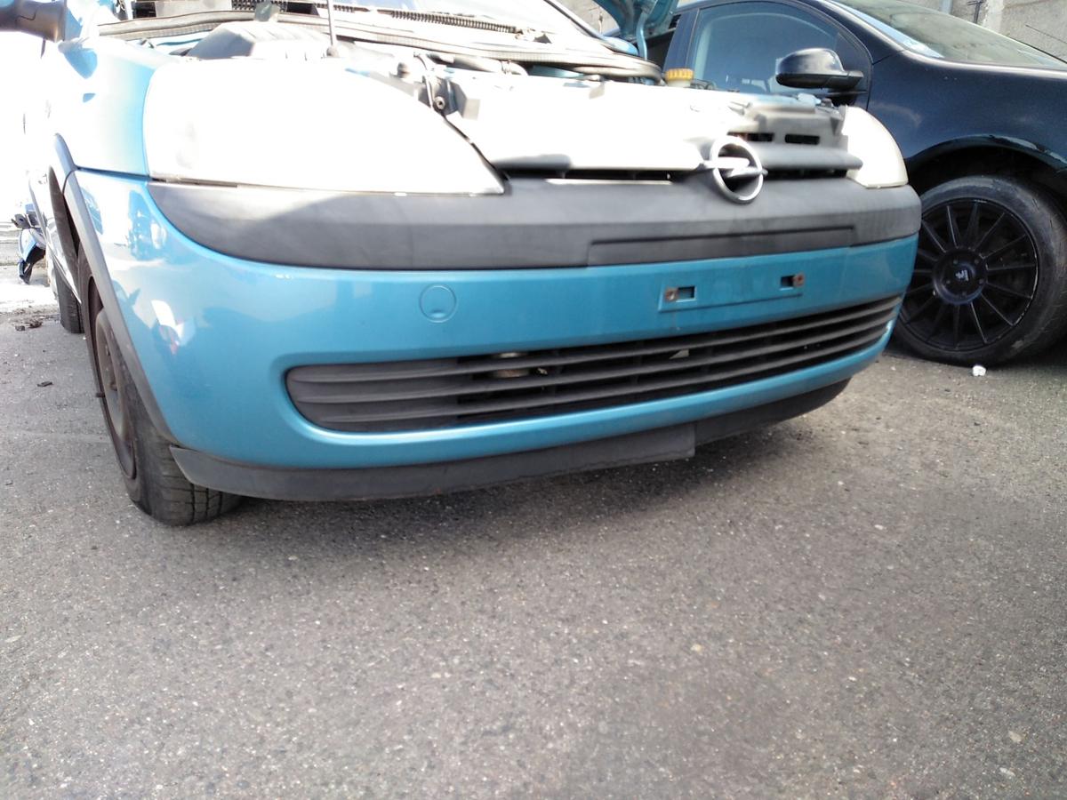 Opel Corsa C original Sto&szlig;f&auml;nger Sto&szlig;stange vorn breezeblaumetallic Bj.2000