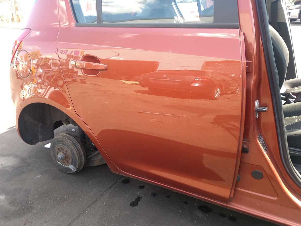 Opel Corsa D orig Tür hinten rechts 5Trg Beifahrerseite Z50K Curry Red Bj 2012