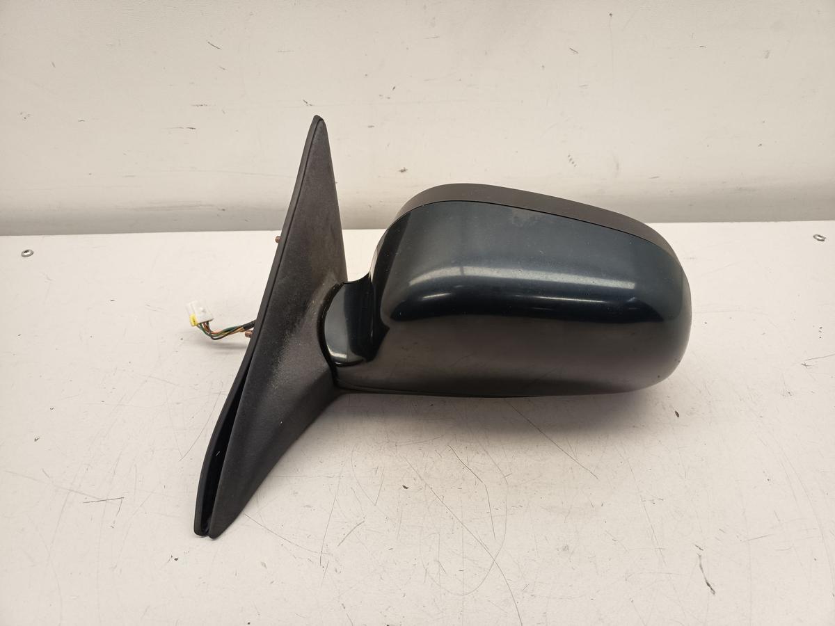 Mitsubishi Galant orig Au&szlig;enspiegel links elektr anklappbar X08 schwarz Bj 02
