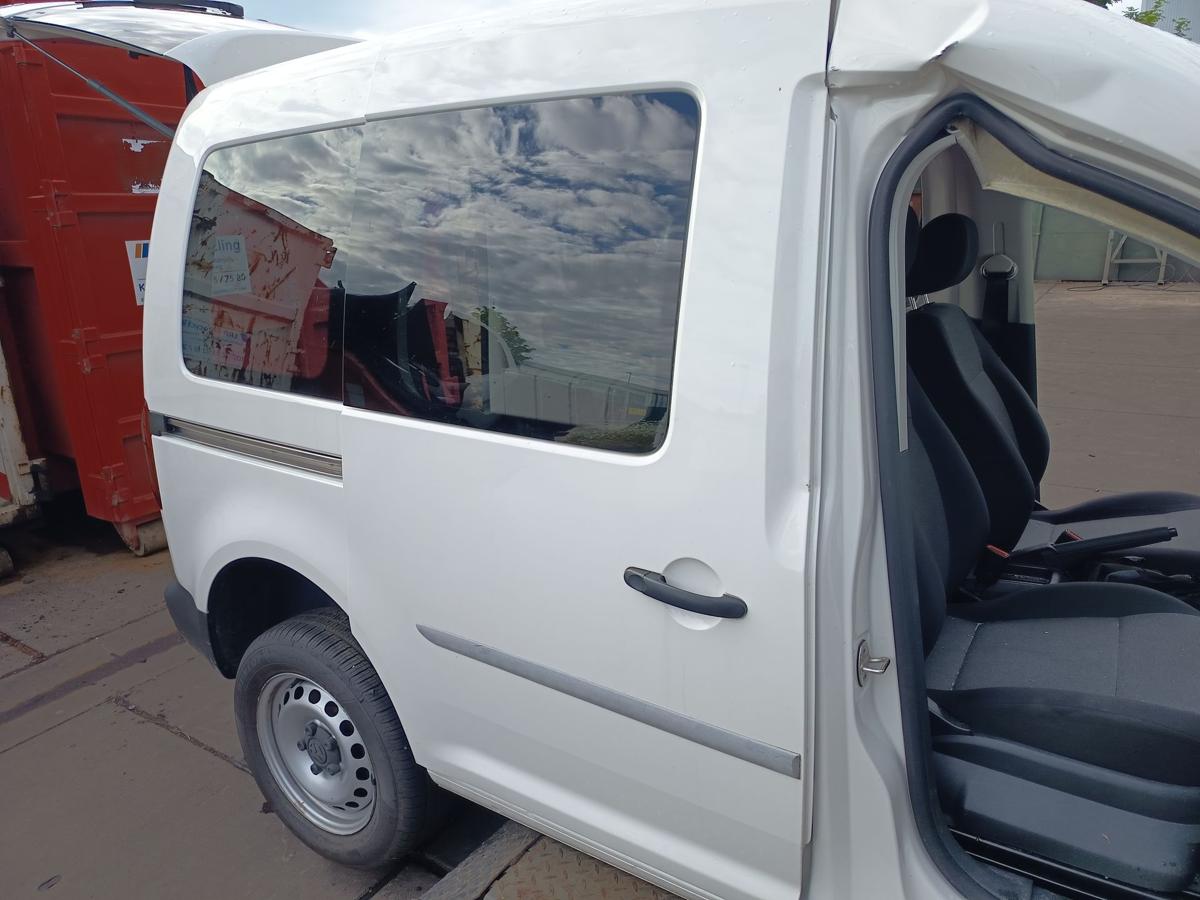 VW Caddy IV SA Schiebet&uuml;r hinten rechts Fond mit Scheibe B9A Candywei&szlig; Bj 2016