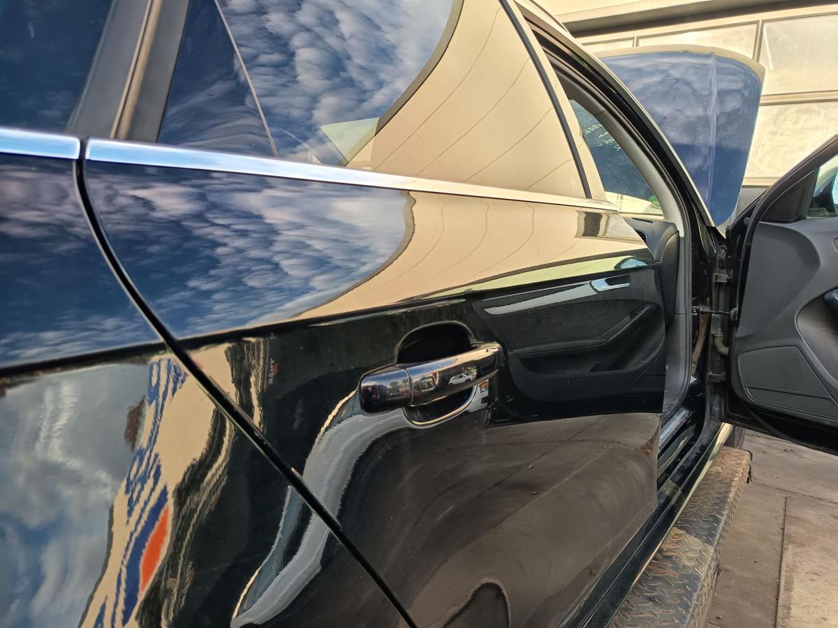 Audi A4 B8 8K Avant original T&uuml;r hinten rechts Fond Y9B Brillantschwarz Bj 2009
