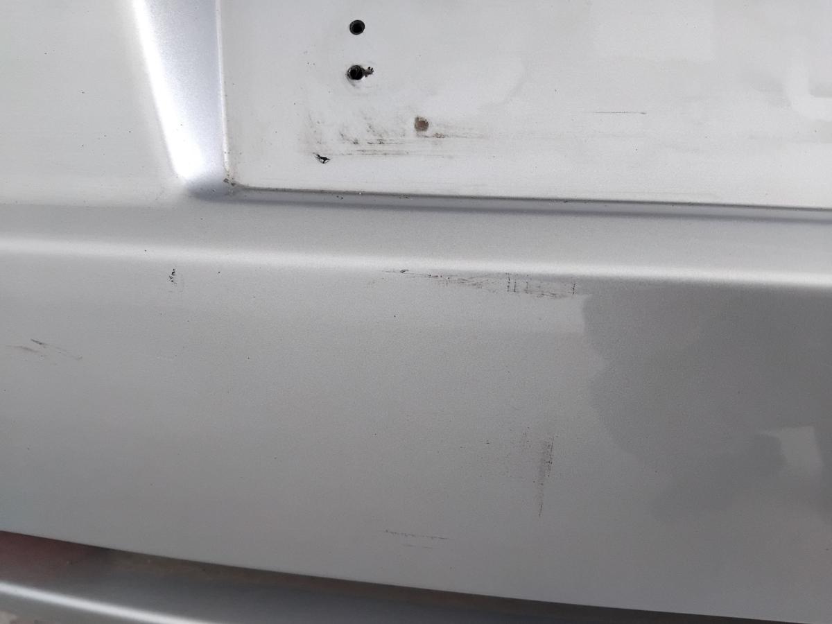 Fiat Grande Punto 199 original Stoßstange Stossfänger hinten PDC BJ2009 589/A Grigio Argento Vivo Metallic