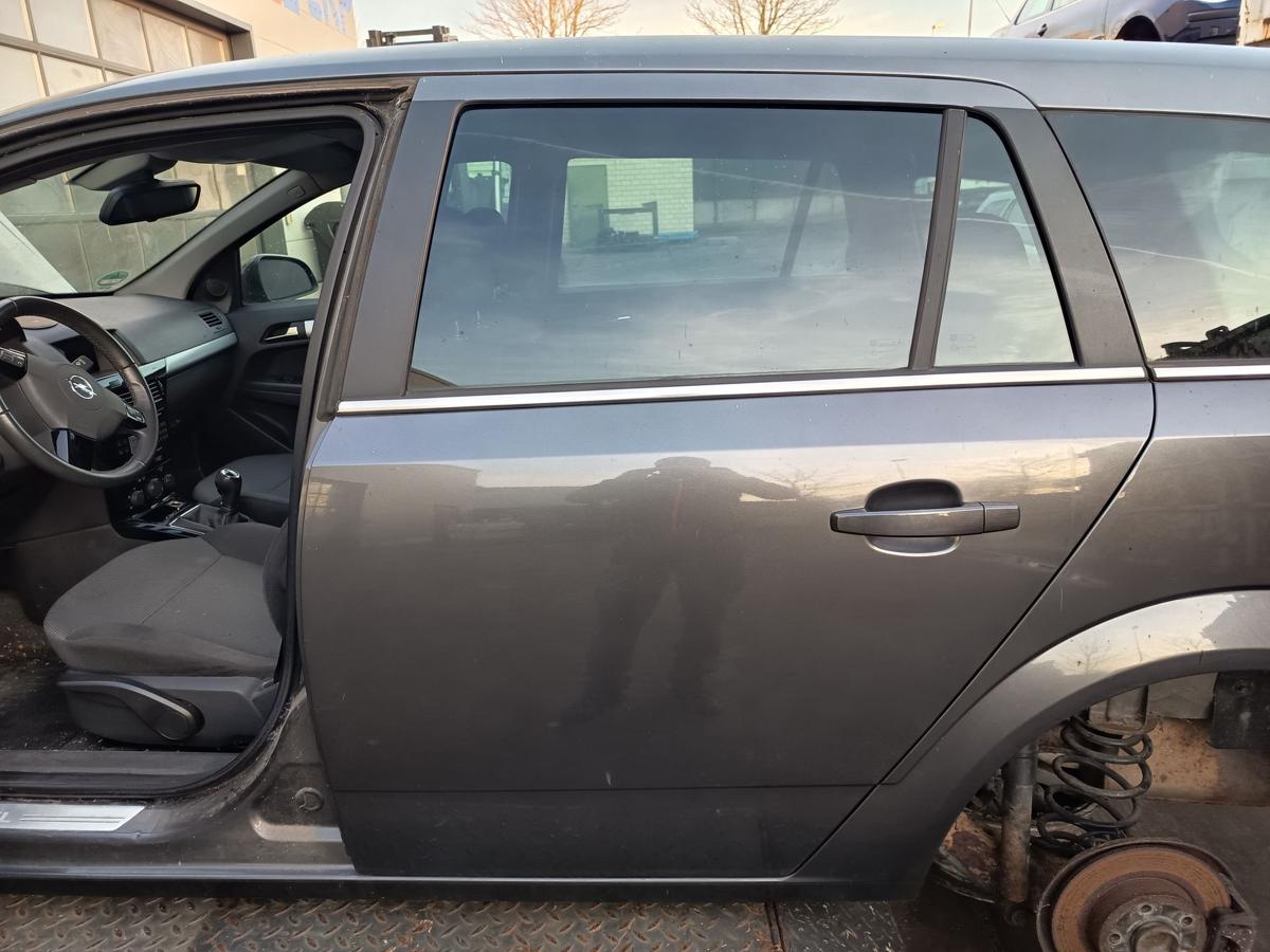 Opel Astra H Caravan original T&uuml;r hinten links Fond Z177 Karbongrau Bj 2010