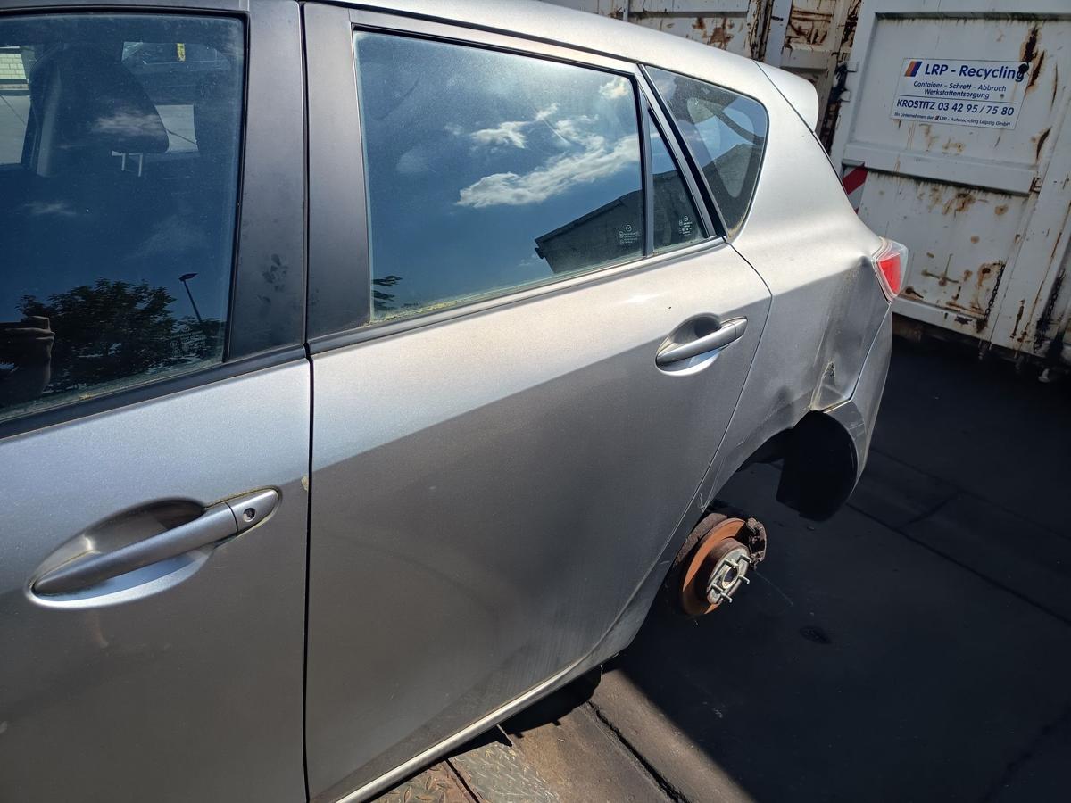 Mazda 3 BL original T&uuml;r hinten links 22V Satinsilber Baujahr 2010