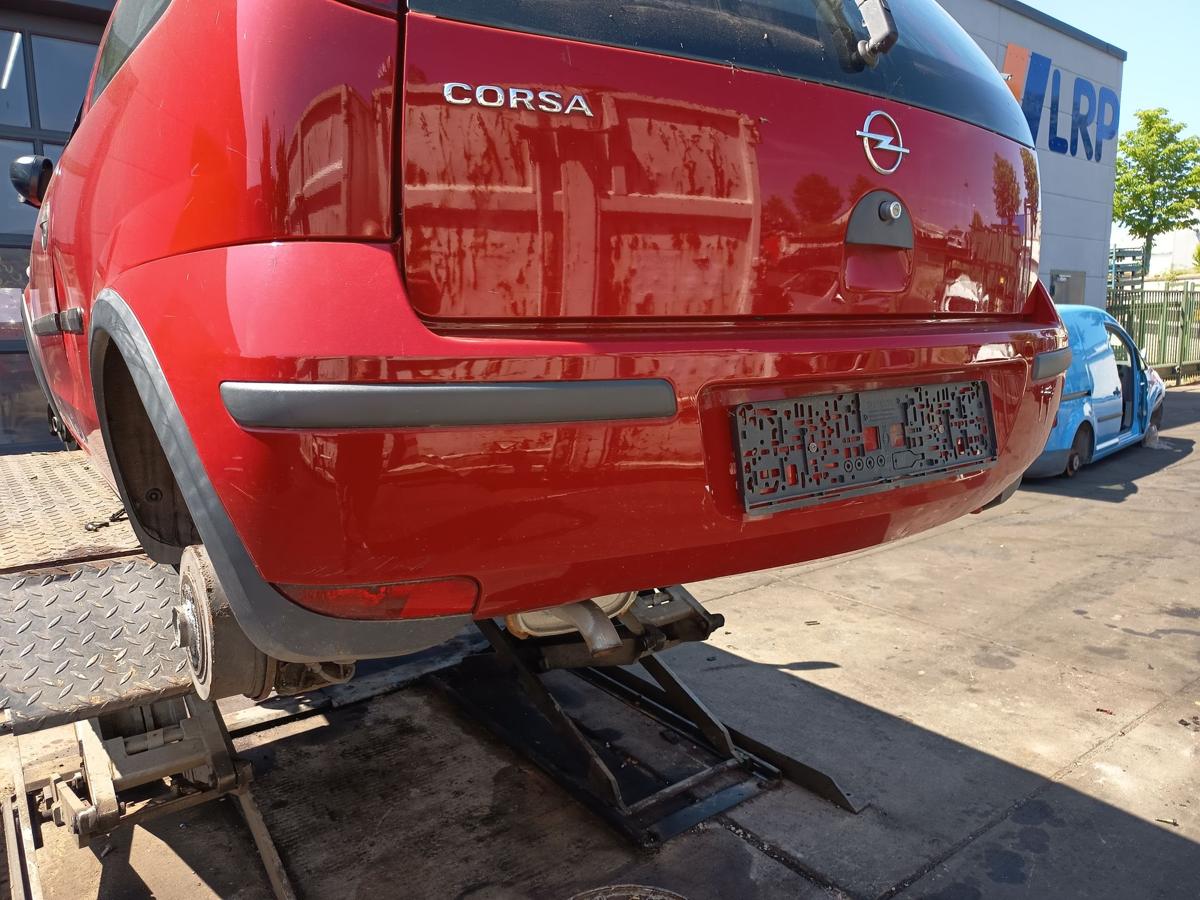 Opel Corsa C orig Stoßfänger Stoßstangen hinten Z573 Tizianrot Bj 2004