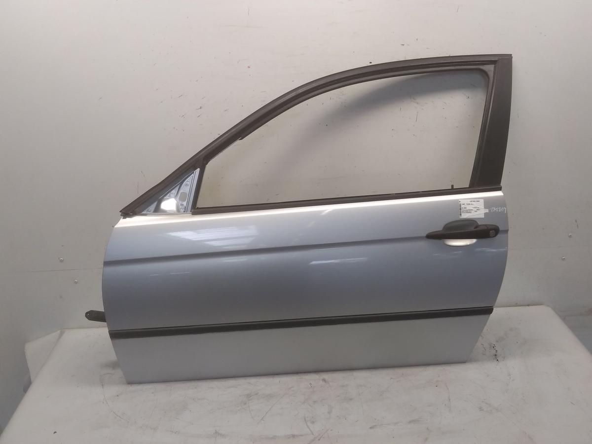 BMW 3er E46 Compact Tür vorn links Fahrertür titansilbermetallic 354/7 BJ2002 BMW 3er E46 Compact Tür vorn links Fahrertür titansilbermetallic 354/7 BJ2002