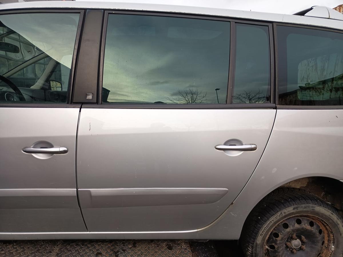 Renault Espace IV 4 orig Tür hinten links TED 69 Silber Bj 2010