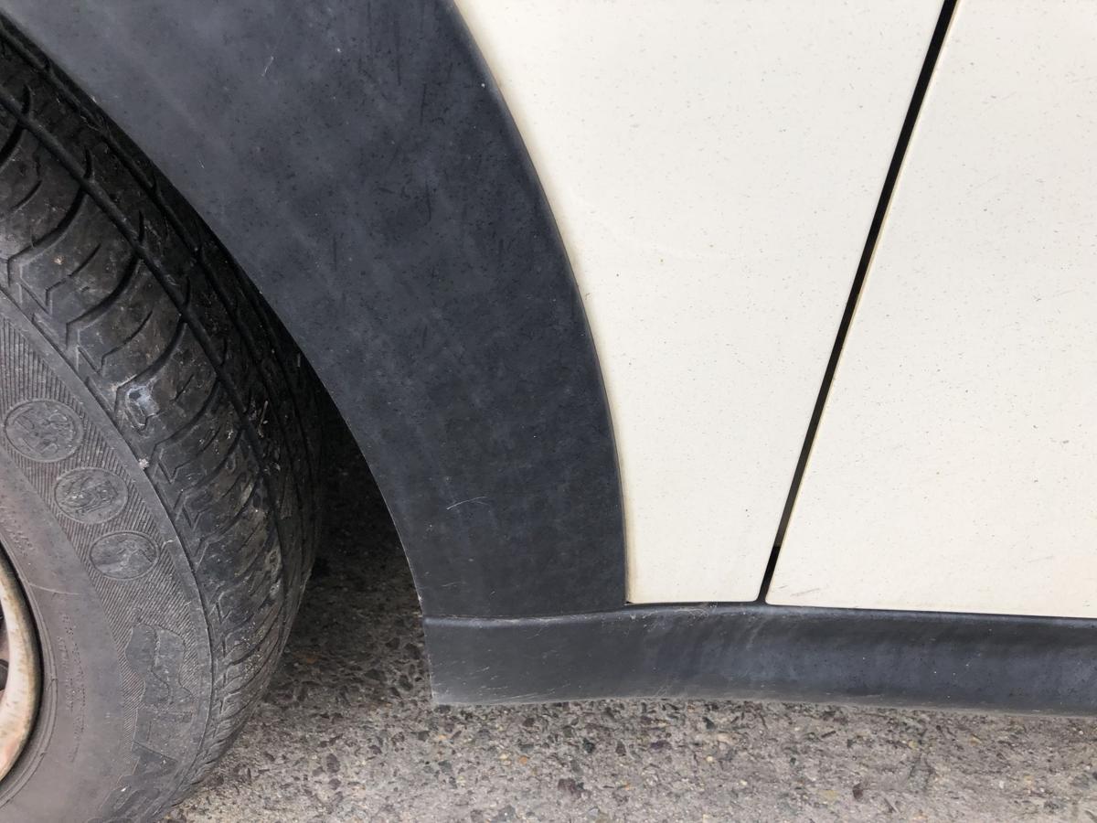 BMW Mini R56 Kotflügel links Fender Pepper White Radkasten Radabdeckung