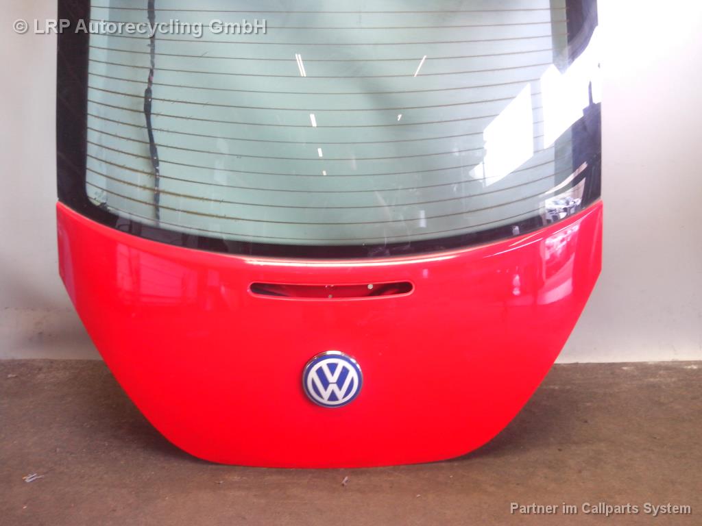 VW New Beetle BJ2000 Heckklappe Kofferraumdeckel Heckscheibe LG3L rot