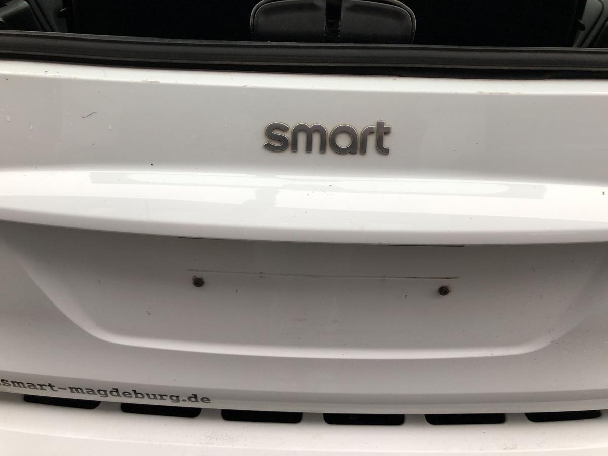 Smart 451 Mopf Heckklappe Unterteil Ladeklappe EAZ Kristallweiß
