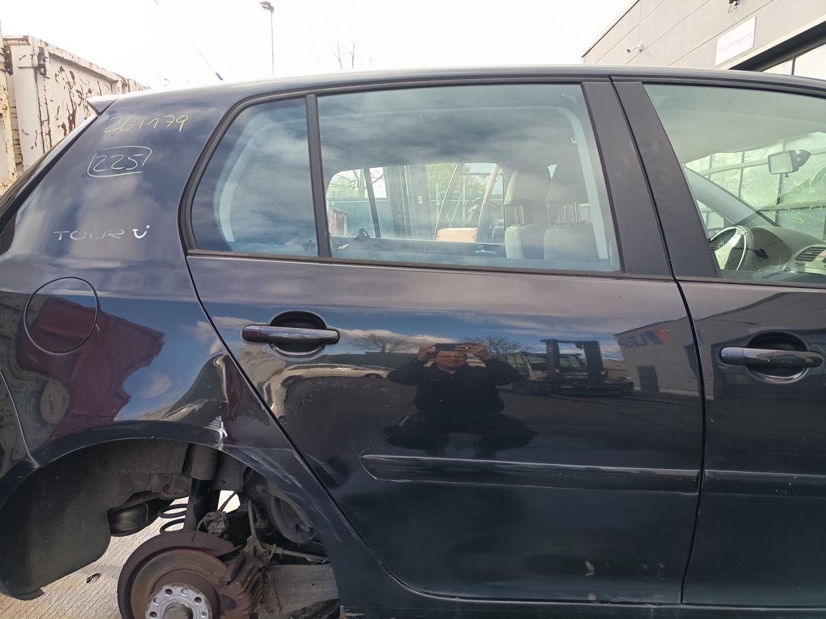 VW Golf V original T&uuml;r hinten rechts LC9Z schwarz Baujahr 2007