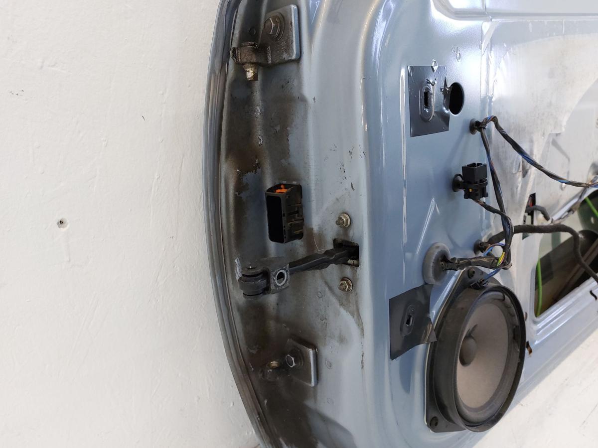 Opel Corsa D Tür vorn rechts Beifahrertür im Rohbau 3 türer Z21C Aeroblau