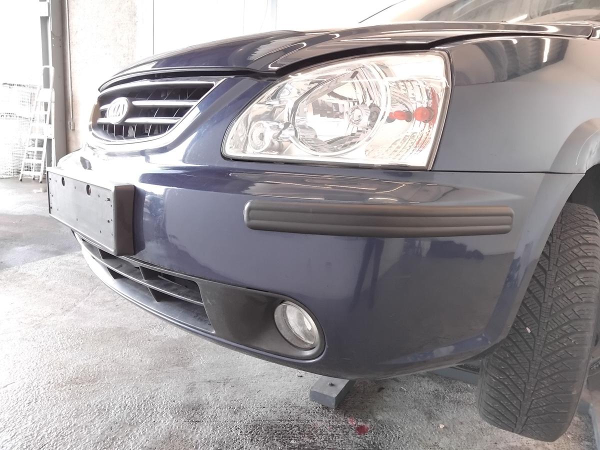 Kia Carens II original Stossf&auml;nger Sto&szlig;stange vorn 1C Imperial Blue BJ2002