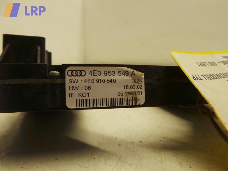 MODUL KOMBISCHALTER; Zündanlassschalter; A8/S8 4E (11/02-09); TYP 4E AB 11/02-12/09; 4B0953549A; 4B0953549A