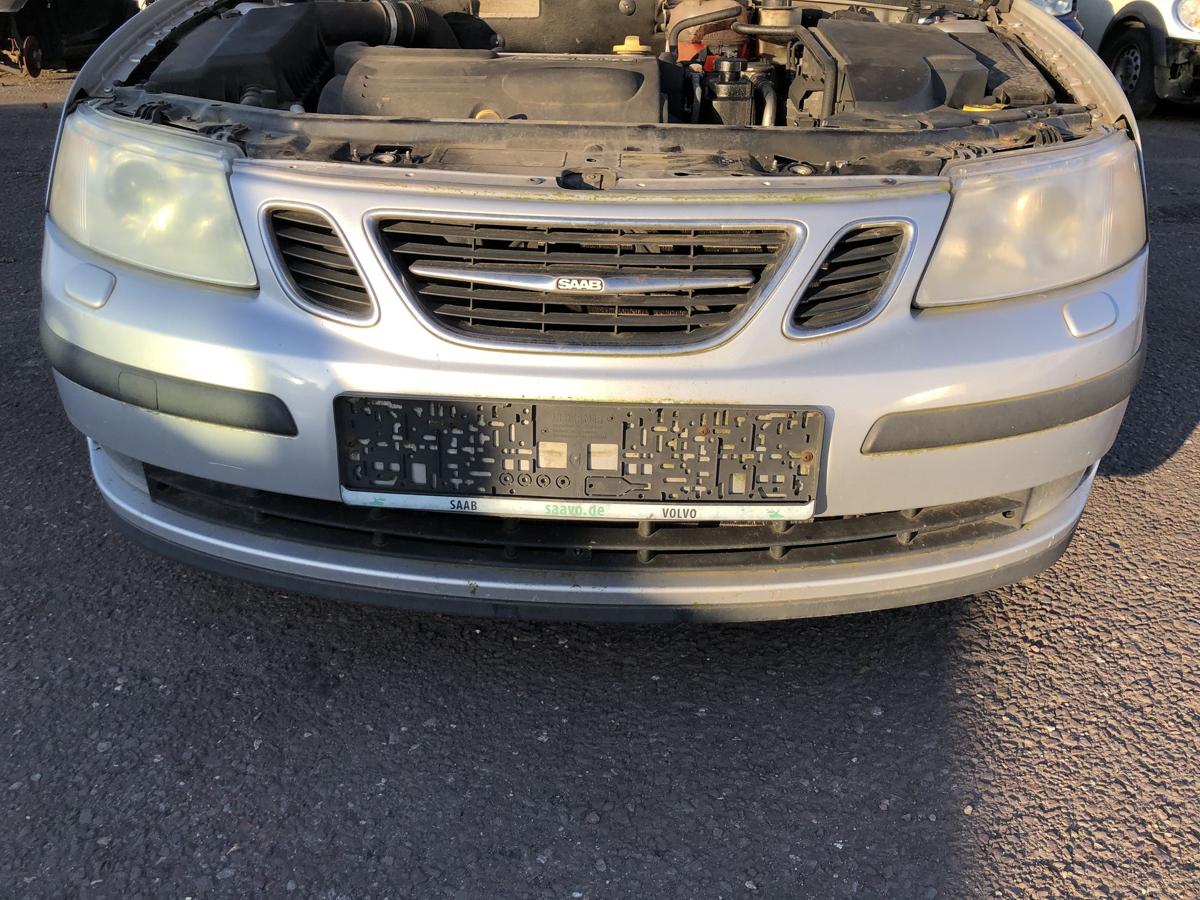 Saab 9-3 Typ YS3F Stossf&auml;nger vorne NSW Bumper Stosstange silber