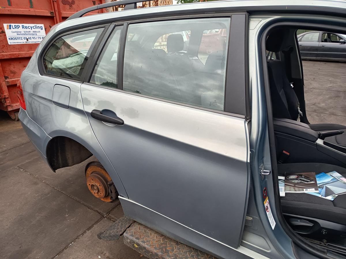 BMW E91 Touring original T&uuml;r hinten rechts Fond A34 Arktis vor LCI Bj 2006