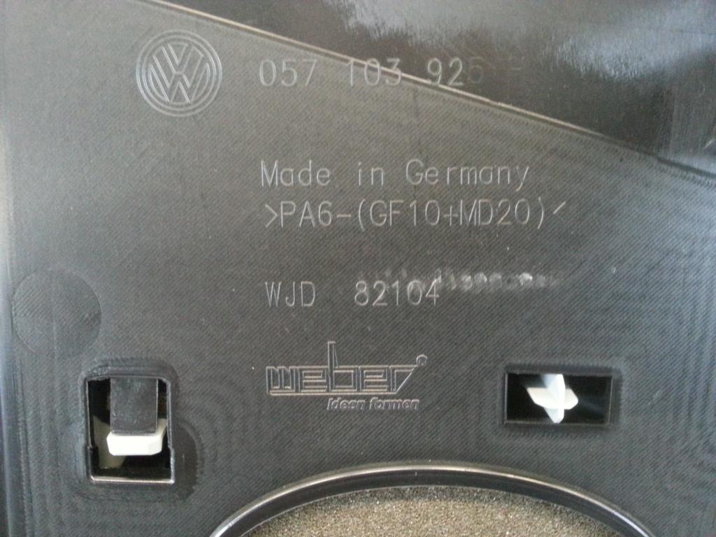 VW Touareg 7P original Motorabdeckung V8 TDI 4.2 250kw 057103925H
