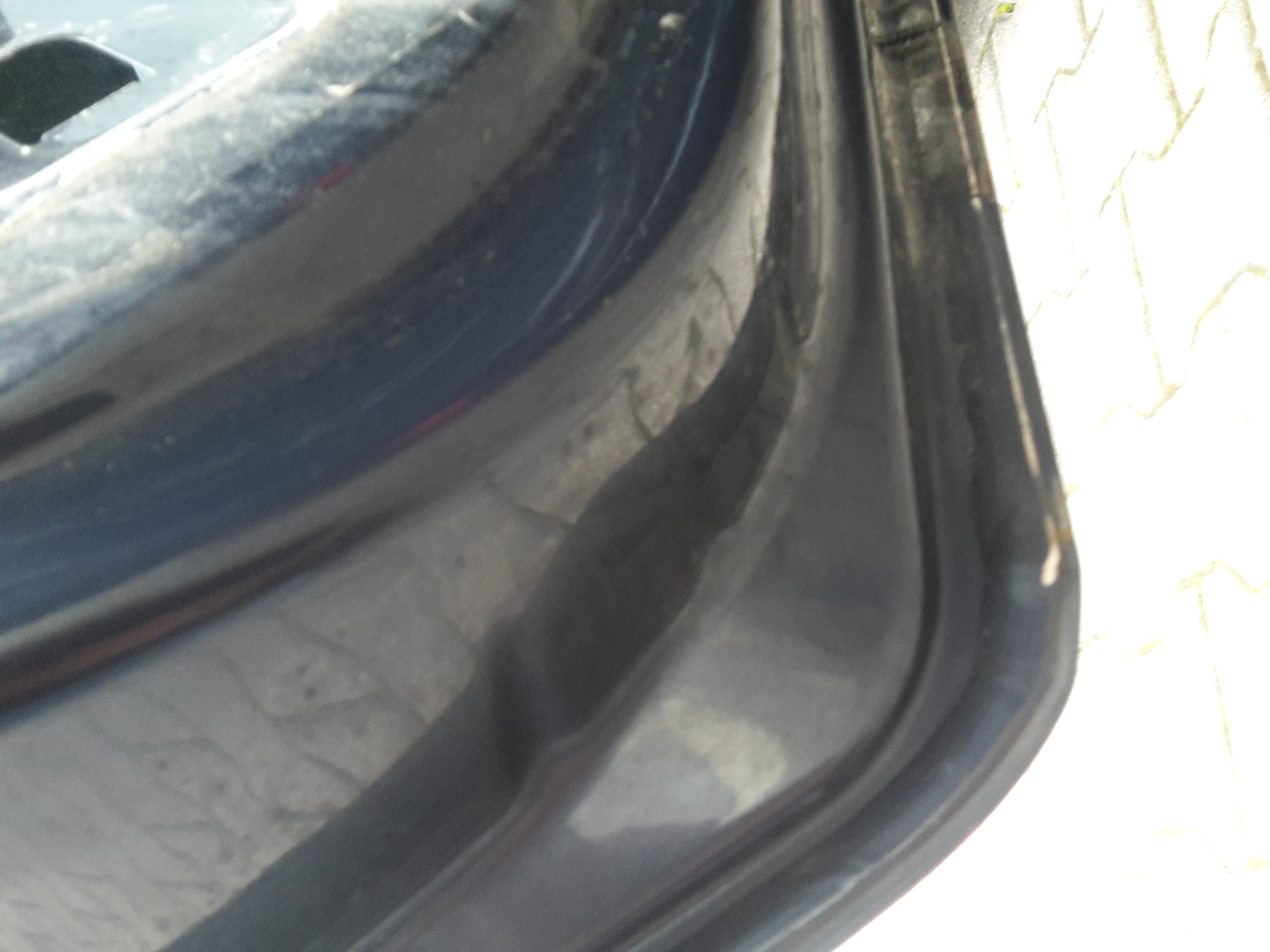 Opel Meriva A Bj 2006 org Tür hinten links Facelift Z168 Metro Blue Perl