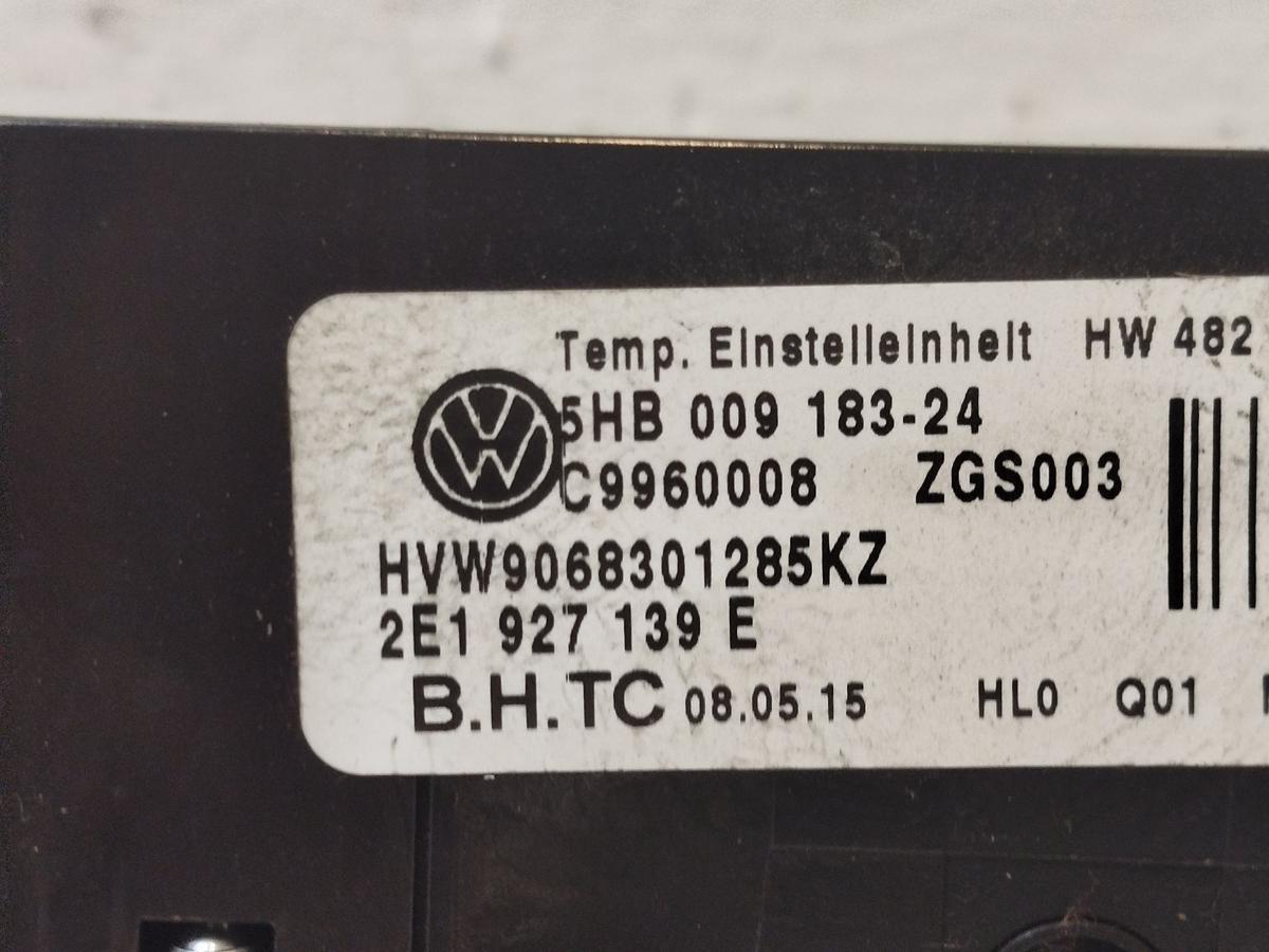 VW Crafter 35 2E Kasten Klimabedienteil Heizungsregulierung Heizungsbedienteil