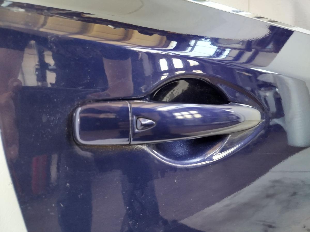 Nissan Pulsar C13M Tür vorn rechts Beifahrertür RBR Blue Perl Rohbau