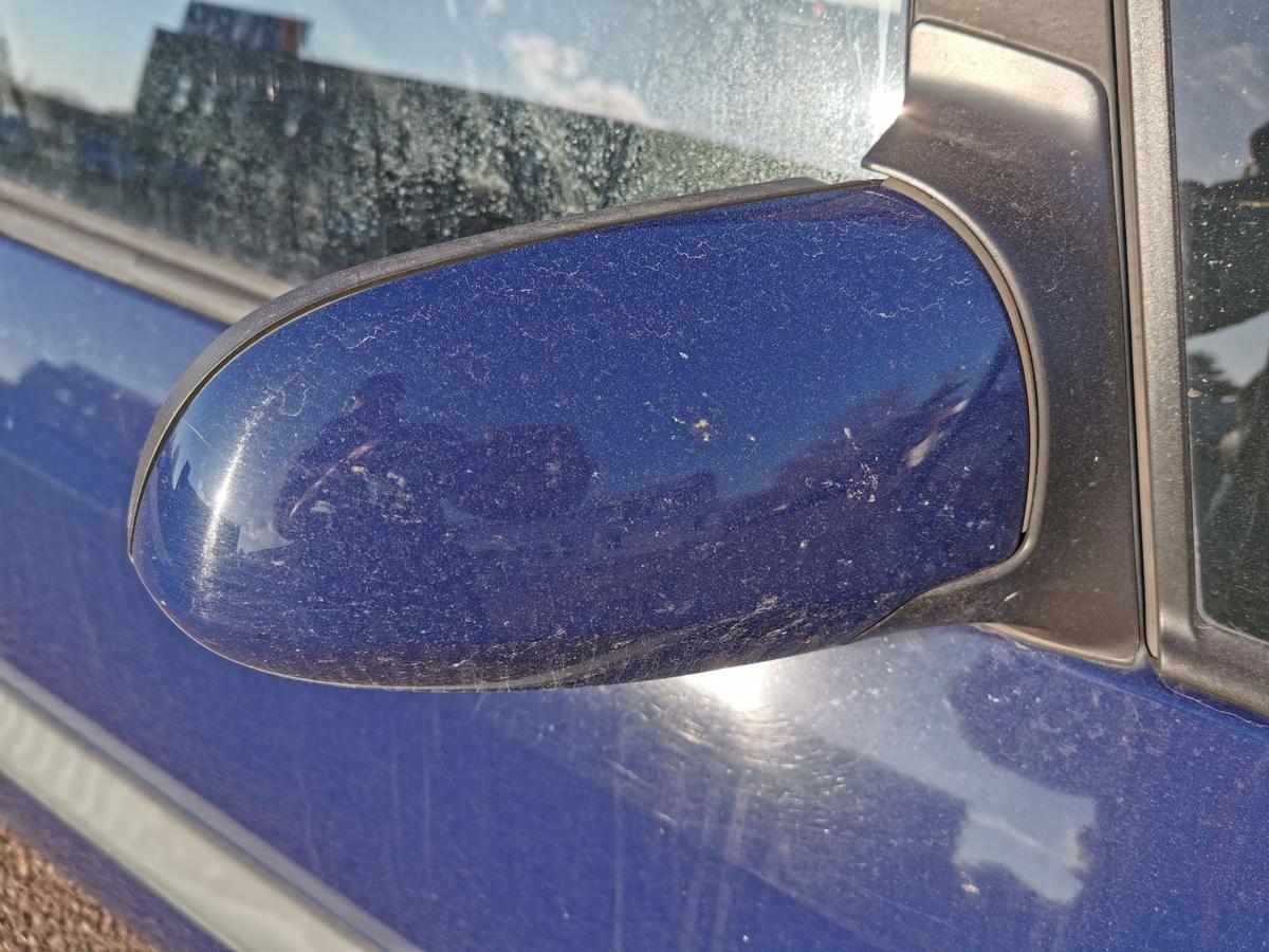 Opel Zafira A Aussenspiegel Spiegel R&uuml;ckspiegel rechts elektr Z20Z Atlantikblau