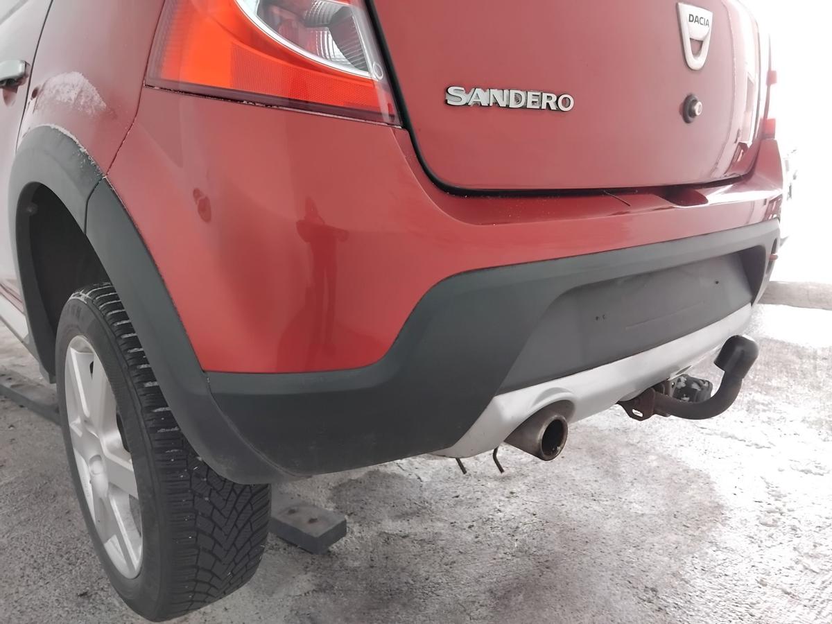 Dacia Sandero 1 Stepway orig Sto&szlig;f&auml;nger Sto&szlig;stange hinten BJ2010 TEB76-Rouge de Feu