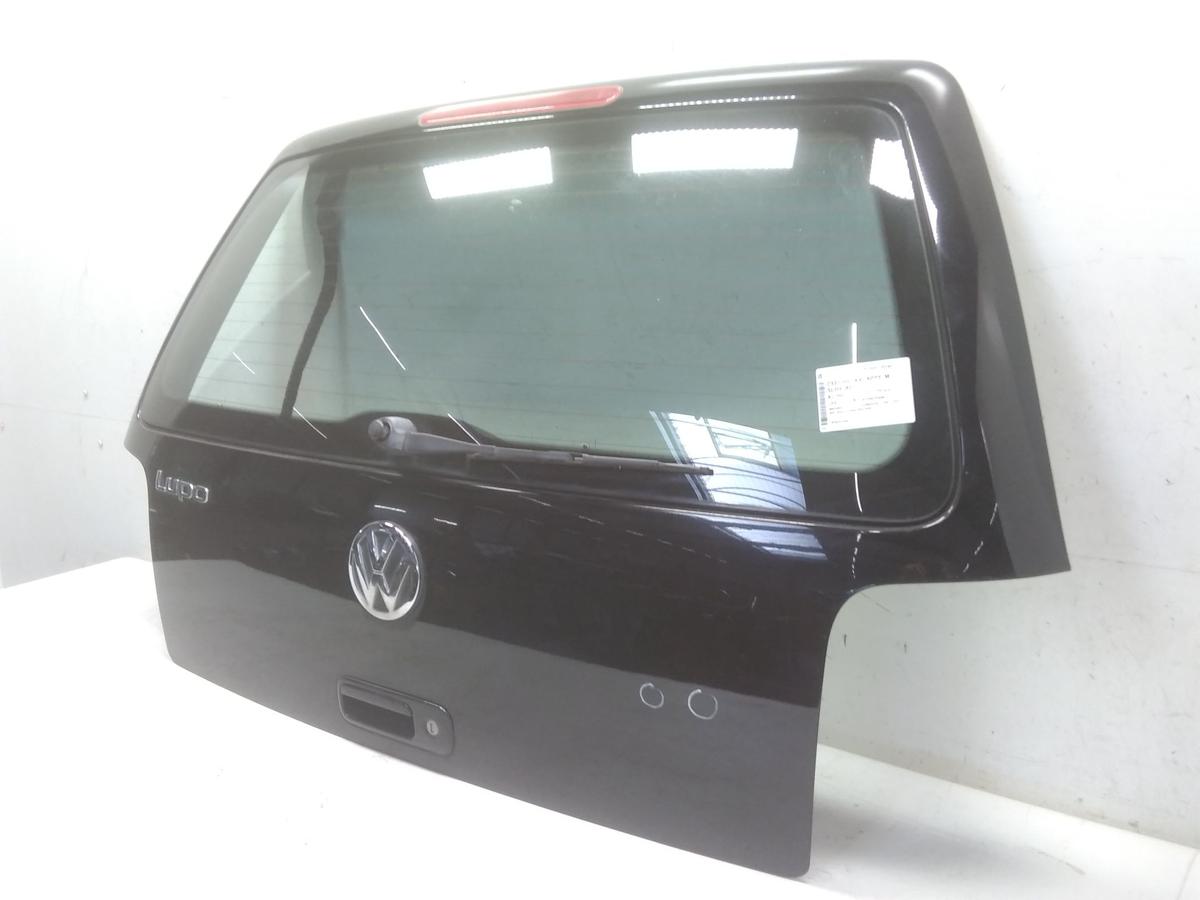 VW Lupo 6X Heckklappe L041 brillantschwarz mit Heckscheibe grüncolor BJ2005