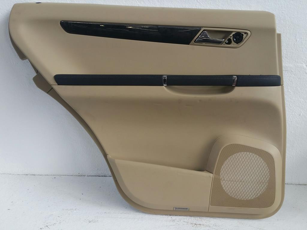 Mercedes R-Klasse W251 Bj.08 Türverkleidung hinten links Leder beige Holz