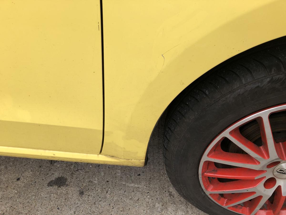 Seat Mii Typ AA Kotfl&uuml;gel vorn rechts Beifahrerseite LB1B Sunflower Yellow