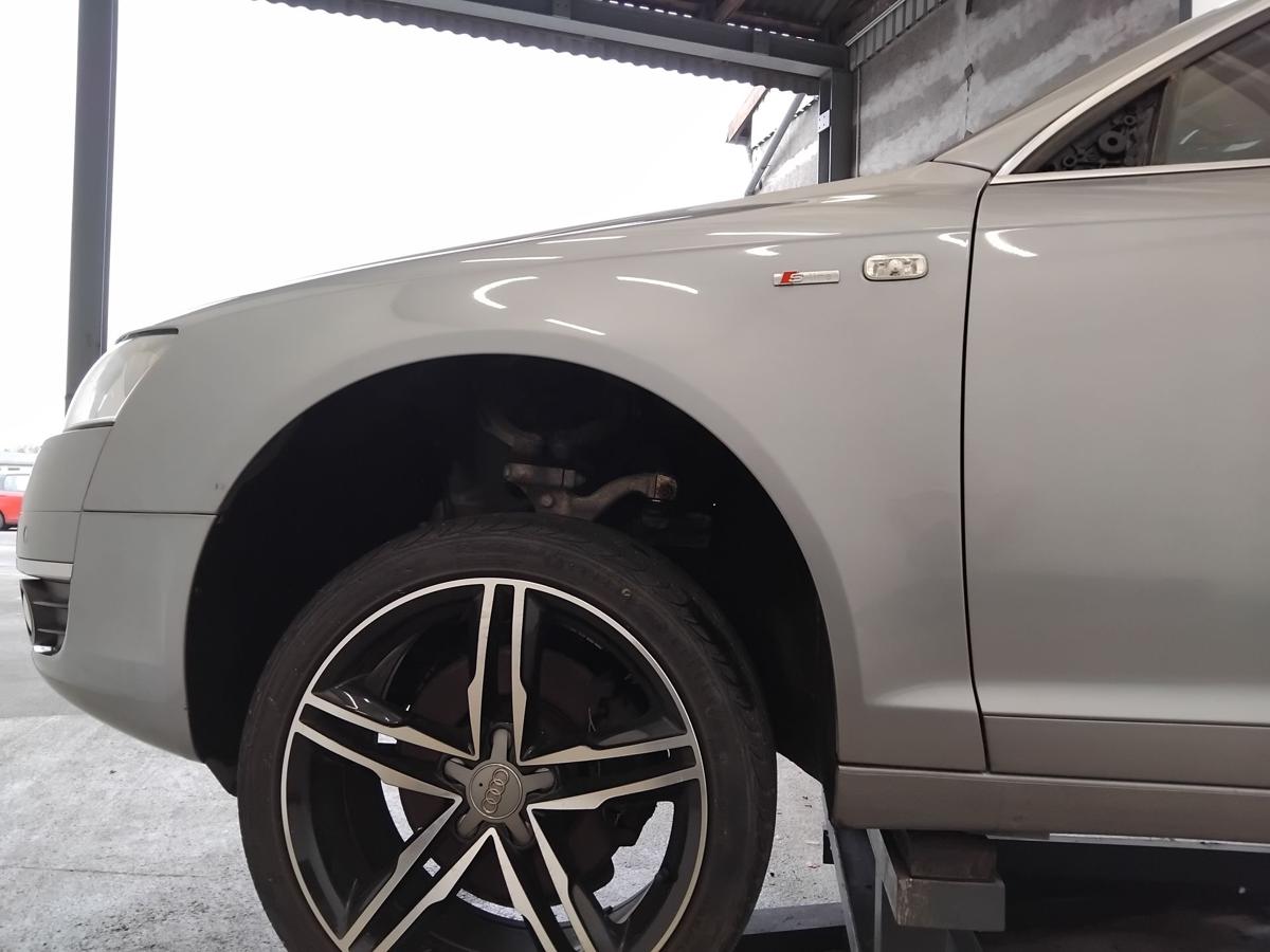 Audi A6 4F original Alu-Kotfl&uuml;gel vorn links LY7H Akoyasilbermetallic BJ2006