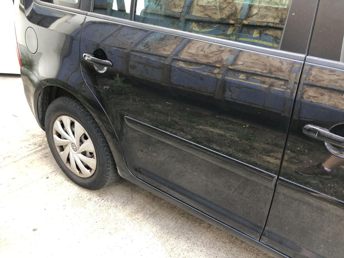 VW Touran 1T 1T1 T&uuml;r hinten rechts Fondt&uuml;r im Rohbau LC9X Deep Black Perl