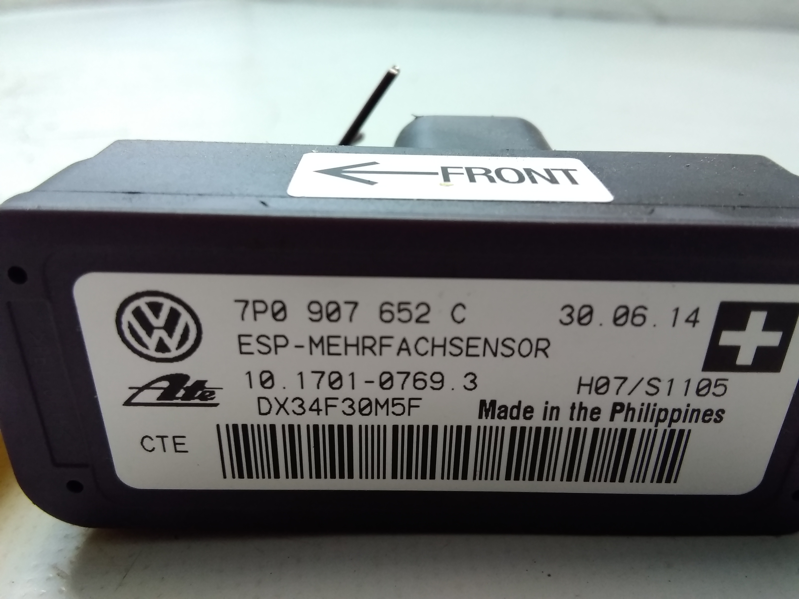 VW Touareg 7P original Drehratensensor 10.1701-0769.3 BJ2014