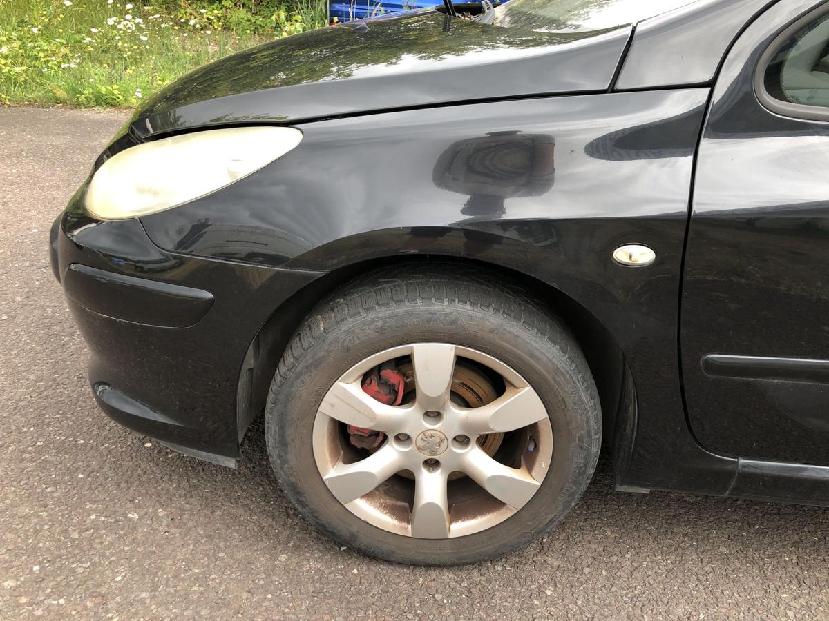 Peugeot 307 SW 3E 3H Kotfl&uuml;gel vorn links Seitenwand EXL Noir Obsidien Nacre