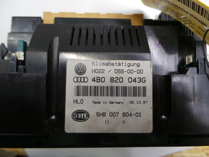 Audi A6 4B Bj 97 Heizungsregulierung Klima 4B0820043G Hella 5HB007604 01