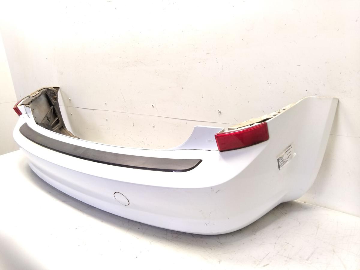 Ford C-Max 1 original Sto&szlig;f&auml;nger Sto&szlig;stange hinten frostwei&szlig; Facelift BJ2008