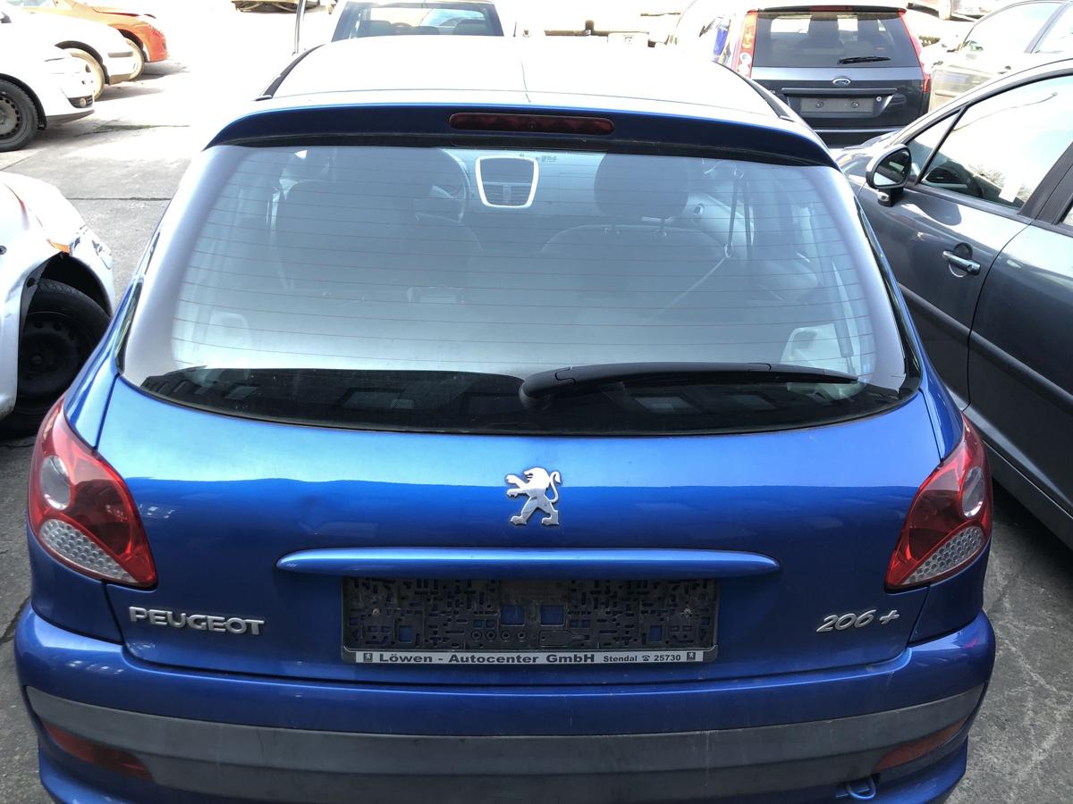 Peugeot 206+ Heckklappe mit Scheibe Kofferklappe Heckdeckel KGS Bleu Ipanema