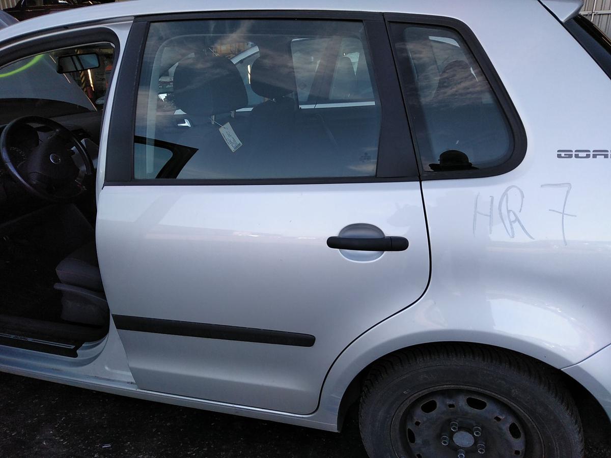 VW Polo 9N3 T&uuml;r hinten links reflexsilbermetallic LA7W Bj.2006